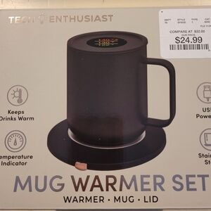 Tech Enthusiast Mug Warmer Set. NWT